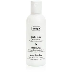 Ziaja Goat's Milk tisztító tej + arc toner 2 az 1-ben 200 ml kép