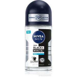 NIVEA MEN Invisible Black & White Fresh golyós izzadásgátló uraknak 50 ml kép