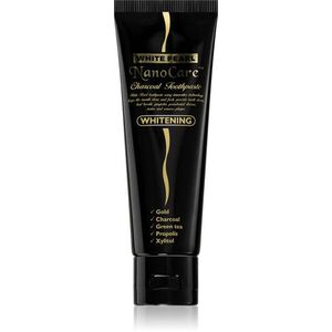 White Pearl NanoCare Whitening fogkrém aktív szénnel és arany nanorészecskékkel 100 g kép