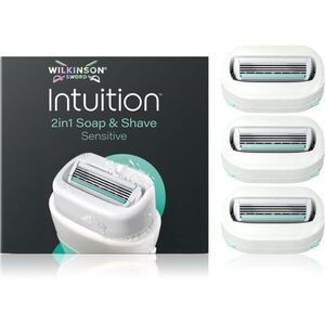 Wilkinson Sword Intuition 2in1 Soap & Shave Sensitive tartalék pengék 3 db kép