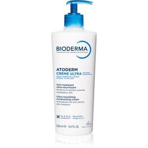 Bioderma Atoderm Créme Ultra tápláló testápoló krém normál és száraz érzékeny bőrre illatosított 500 ml kép