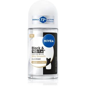 Nivea Invisible Black & White Silky Smooth golyós izzadásgátló hölgyeknek 50 ml kép