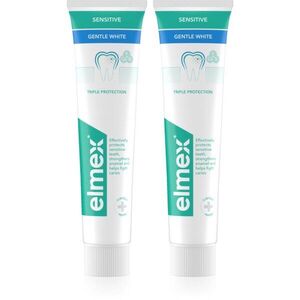 Elmex Sensitive Whitening fogkrém természetesen fehér fogakra 2x75 ml kép