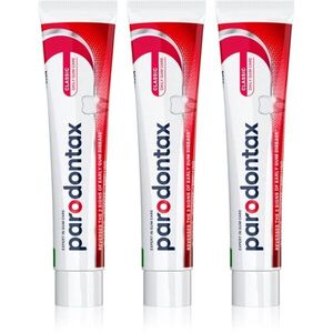 Parodontax Classic fogkrém fogínyvérzés ellen fluoridmentes 3x75 ml kép