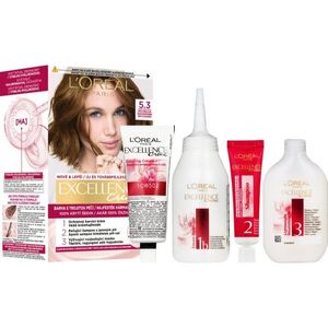 L’Oréal Paris Excellence Creme hajfesték árnyalat 5.3 Natural Golden Brown 1 db kép