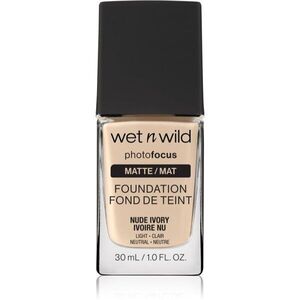 Wet n Wild PhotoFocus mattító folyékony alapozó árnyalat Nude Ivory 30 ml kép