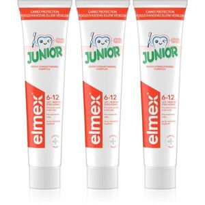 Elmex Junior 6-12 Years fogkrém gyermekeknek 3x75 ml kép