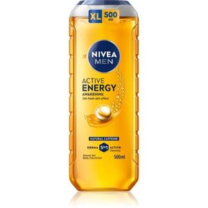 NIVEA MEN Active Energy fürdőgél férfiaknak 500 ml kép