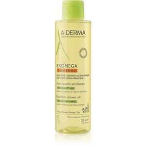 A-Derma Exomega Control Emollient Shower Oil hidratáló tusoló olaj száraz és atópiás bőrre 200 ml kép