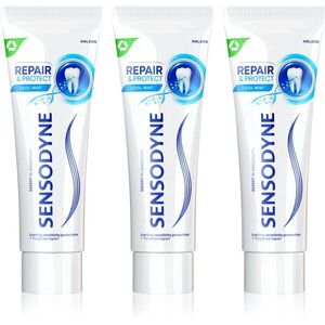 Sensodyne Repair & Protect Cool Mint fogkrém érzékeny fogakra 3x75 ml kép