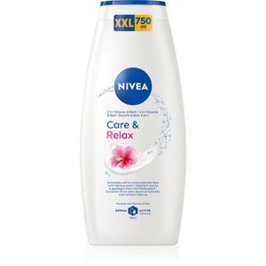 Nivea Care & Relax habfürdő és tusfürdő gél 2 in 1 750 ml kép