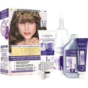 L’Oréal Paris Excellence Cool Creme hajfesték árnyalat 6.11 Ultra Ash Dark Blond 1 db kép