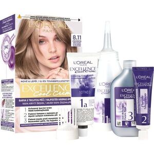 L’Oréal Paris Excellence Cool Creme hajfesték árnyalat 8.11 Ultra Ash Light Blond 1 db kép