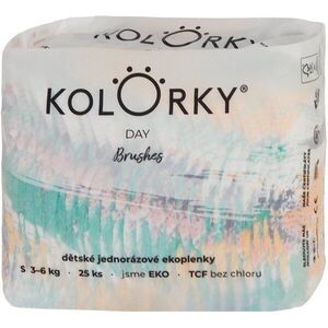 Kolorky Day Brushes eldobható ÖKO pelenkák S méret 3-6 Kg 25 db kép
