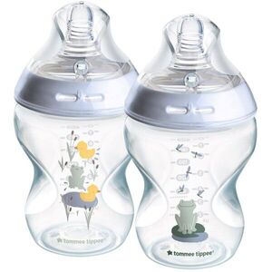 Tommee Tippee Natural Start Anti-Colic cumisüveg Slow Flow 0m+ Frog 2x260 ml kép