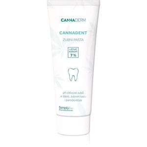 Cannaderm Cannadent Alkaline toothpaste fogkrém gyógynövényekkel kender olajjal 75 g kép