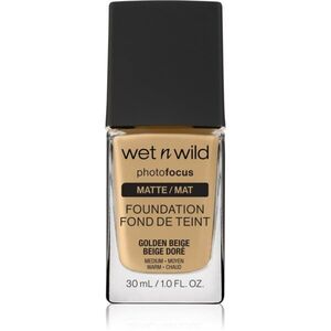 Wet n Wild PhotoFocus mattító folyékony alapozó árnyalat Golden Beige 30 ml kép