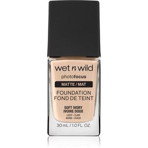 Wet n Wild PhotoFocus mattító folyékony alapozó árnyalat Soft Ivory 30 ml kép