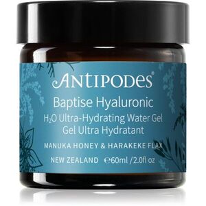 Antipodes Baptise H₂O Ultra-Hydrating Water Gel gyengéd és hidratáló géles krém az arcra 60 ml kép