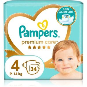Pampers Premium Care Size 4 eldobható pelenkák 9-14 kg 34 db kép