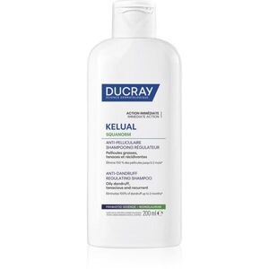 Ducray Kelual Squanorm Regulating Treatment Shampoo Oily Dandruff sampon zsíros korpa ellen 200 ml kép
