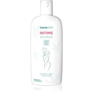 Cannaderm Intime Cleansing emulsion emulzió intim higiénára kender olajjal 200 ml kép