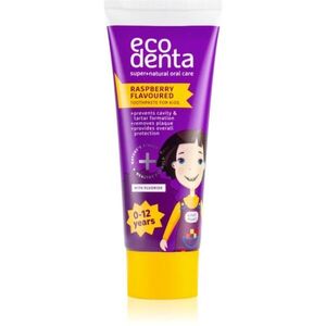 Ecodenta Super + természetes fogkrém gyermekeknek íz Raspberry 75 ml kép