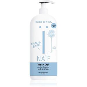 Naif Baby & Kids Wash Gel tisztító gél gyerekeknek és csecsemőknek testre és arcra Refill Me 500 ml kép