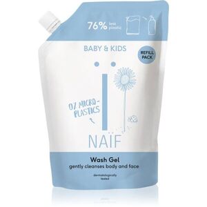 Naif Baby & Kids Wash Gel tisztító gél gyerekeknek és csecsemőknek utántöltő 500 ml kép