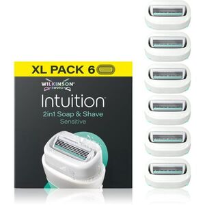 Wilkinson Sword Intuition 2in1 Soap & Shave Sensitive tartalék pengék 6 db kép