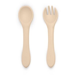 Petite&Mars Take&Match Silicone Cutlery étkészlet Desert Sand 6 m+ 2 db kép