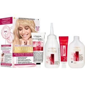 L’Oréal Paris Excellence Creme hajfesték árnyalat 10.21 Very Light Pearl Blonde 1 db kép