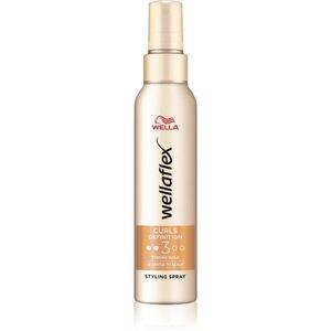 Wella Wellaflex Curls Definition gel spray göndör hajra erős feszesítés 150 ml kép