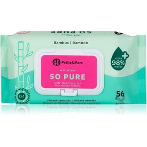 Petite&Mars So Pure nedves törlőkendők gyermekeknek 56 db kép