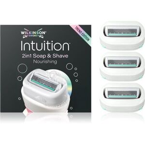 Wilkinson Sword Intuition 2in1 Soap & Shave Nourishing tartalék pengék 3 db kép