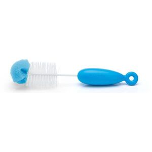 Suavinex Duo Baby Bottle Brush tisztítókefe Blue 1 db kép