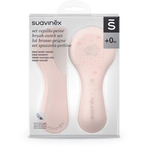 Suavinex Dreams Brush-comb Set szett gyermekeknek születéstől kezdődően Pink 2 db kép