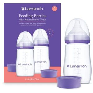 Lansinoh NaturalWave cumisüveg Medium 2x240 ml kép