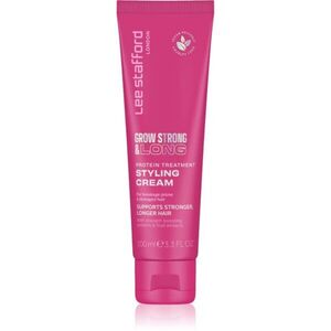 Lee Stafford Grow Strong & Long Styling Cream hajformázó krém proteinnel 100 ml kép