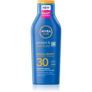 NIVEA SUN Protect & Moisture hidratáló napozótej SPF 30 400 ml kép