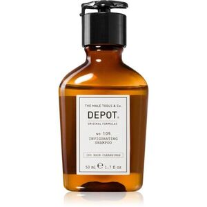 DEPOT 100 HAIR CLEANSING NO. 105 INVIGORATING SHAMPOO erősítő sampon hajhullás ellen 50 ml kép