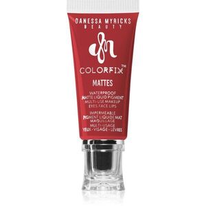Danessa Myricks Beauty Colorfix Mattes multifunkcionális smink a szemre, az ajkakra és az arcra árnyalat Primary Red 10 ml kép