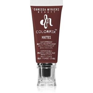 Danessa Myricks Beauty Colorfix Mattes multifunkcionális smink a szemre, az ajkakra és az arcra árnyalat Chocolate 10 ml kép