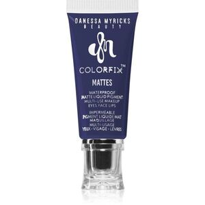 Danessa Myricks Beauty Colorfix Mattes multifunkcionális smink a szemre, az ajkakra és az arcra árnyalat Primary Blue 10 ml kép