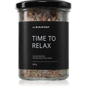 Almara Soap Bath Salt relaxáló fürdősó illattal Time To Relax 450 g kép