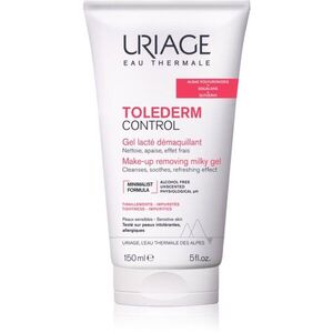 Uriage Toléderm Control Make-up Removing Milky Gel arctisztító és szemfestéklemosó gél 100 ml kép