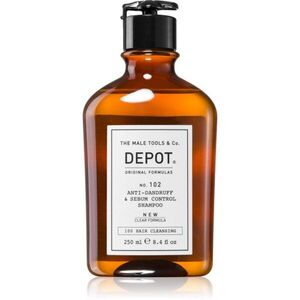 Depot 100 HAIR CLEANSING NO. 102 PURIFYING & SEBUM CONTROL sampon a zsíros fejbőr helyreállításához 250 ml kép