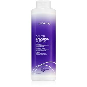Joico Color Balance Purple Shampoo lila sampon semlegesíti a sárgás tónusokat 1000 ml kép