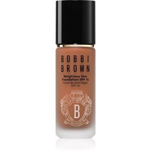 Bobbi Brown Weightless Skin Foundation SPF 15 tartós alapozó hidratáló hatással árnyalat Almond 30 ml kép