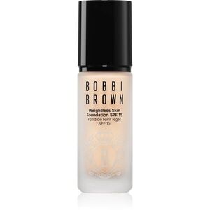 Bobbi Brown Weightless Skin Foundation SPF 15 Mini tartós matt alapozó hidratáló hatással árnyalat Warm Ivory 13 ml kép
